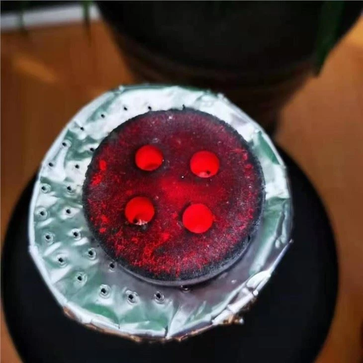50mm erba 'toqob Shisha Faħam